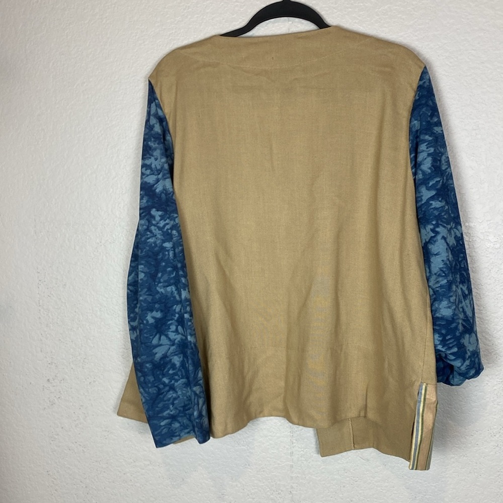 Lee Andersen Mixed Fabric Open Front Jacket - image 6